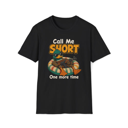 Call Me Short Duck T-Shirt — Funny Retro Graphic