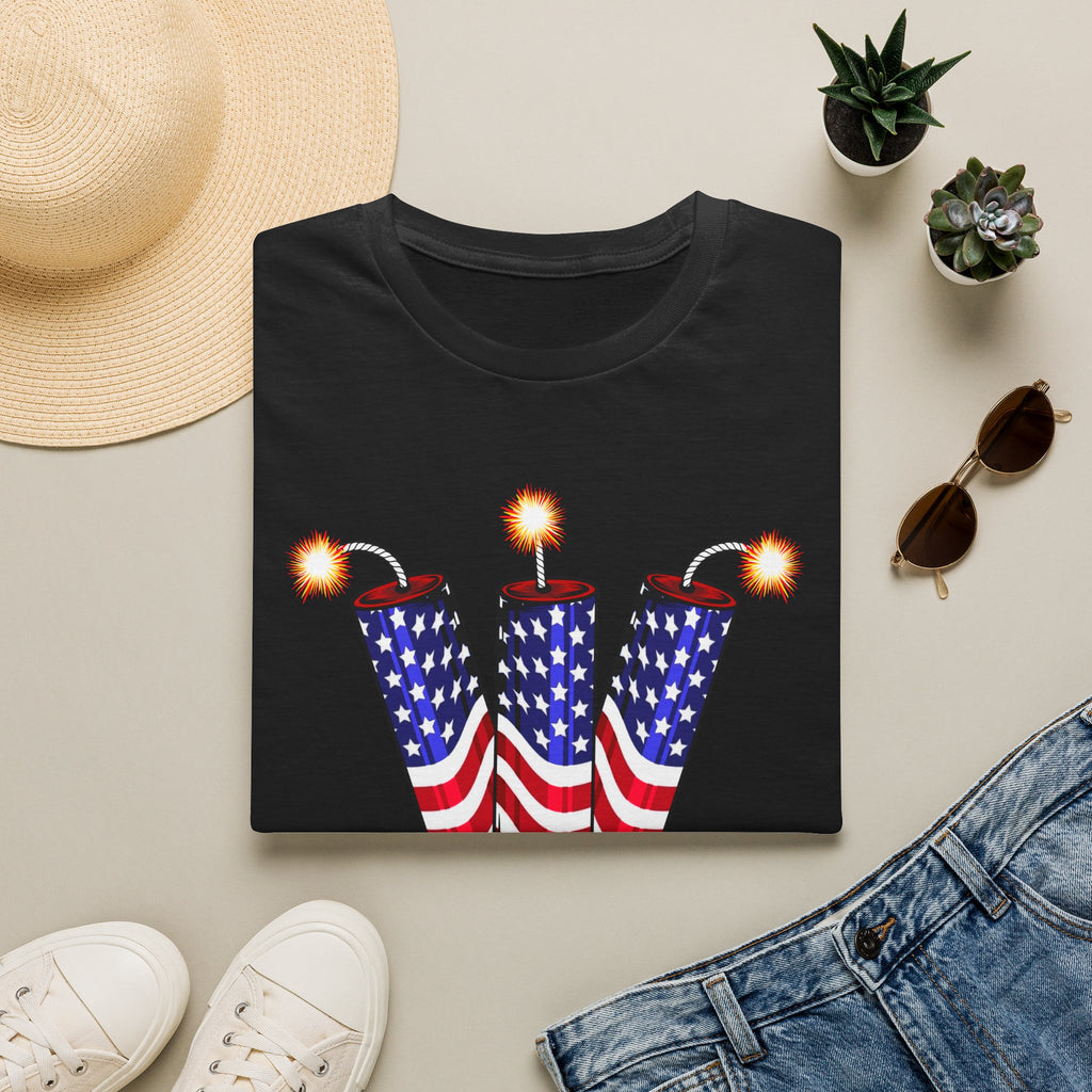 T-Shirt — "She's My Firecracker" Patriotic Fourth of July Tee