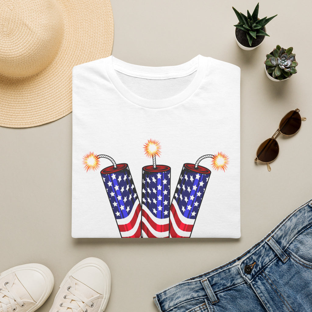 T-Shirt — "She's My Firecracker" Patriotic Fourth of July Tee