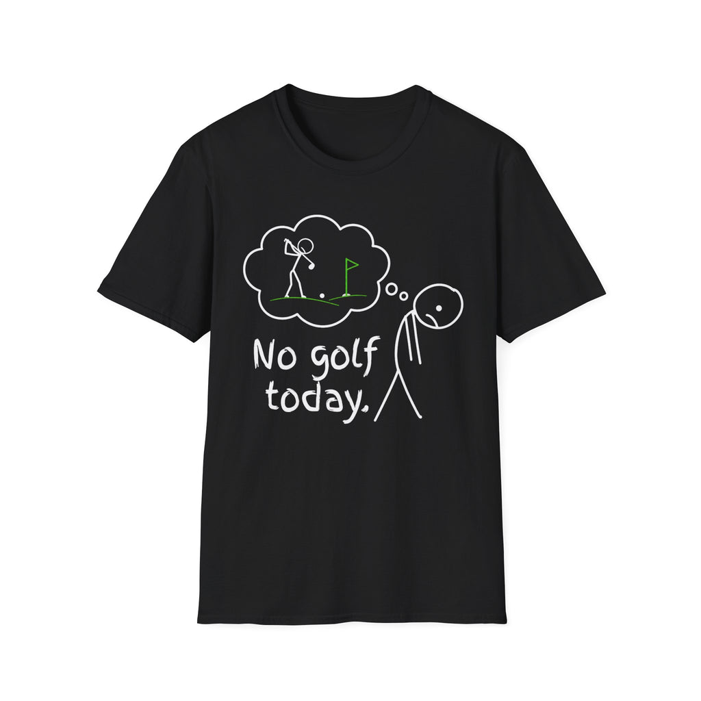 Minimal Golf Flag T-Shirt — Simple Green Golf Course Tee